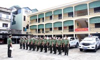 Văn phòng Bộ Công an tổ chức ra quân, tăng cường lực lượng chi viện cho địa bàn Đà Nẵng, ngày 8/8. - Ảnh: Cổng TTĐT Bộ Công an
