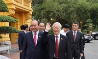 Hình ảnh lễ bàn giao công việc của Chủ tịch nước