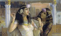 Tranh vẽ Cleopatra của Frederick Arthur Bridgman vào năm 1896. Ảnh: Getty Images