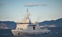 Tàu tuần tra Rayo thuộc Hải quân Tây Ban Nha tiến vào Biển Đen ngày 23/9. Nguồn: Today In 24