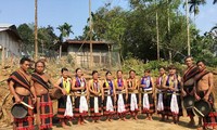Đội cồng chiêng xã Trà Sơn, huyện Bắc Trà My. Ảnh: Ủy ban Dân tộc