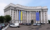 Trụ sở Bộ Ngoại giao Ukraine ở Kiev. Ảnh: Sputnik