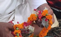 Dân làng Ấn Độ làm lễ cưới cho ếch để cầu mưa