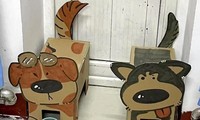 Giới trẻ Trung Quốc rộ trào lưu nuôi ‘thú cưng’ siêu đáng yêu bằng bìa các tông