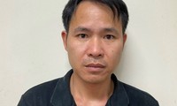 Đối tượng Dũng tại Cơ quan Công an.