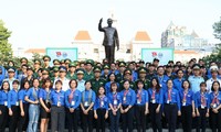 Thanh niên TP.HCM háo hức tham gia trải nghiệm tại hội trại &quot;Tuổi trẻ giữ biển&quot; 2023