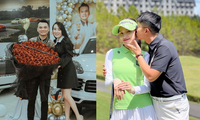 Khắc Việt tặng vợ siêu xe hơn 7 tỷ đồng, Matt Liu đăng ảnh tình bể bình bên Hương Giang