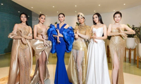 Dàn mỹ nhân Việt đồng loạt bắt trend &quot;Lotus Walk&quot; của Hoa hậu Ngọc Châu, ai đỉnh nhất?