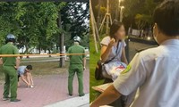Netizen bức xúc với clip tập thể dục, khâu vá ở công viên lúc giãn cách: Phải phạt nặng!