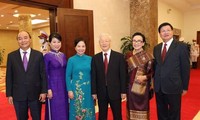 60 năm quan hệ Việt-Lào: Lãnh đạo cấp cao hai nước trao đổi Điện mừng 