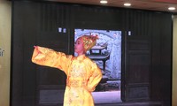 Học sinh Liên đội trường THCS Lê Lợi, TP Vinh (tỉnh Nghệ An) trình bày kể chuyện lịch sử về Anh hùng Hoàng đế Quang Trung - Nguyễn Huệ, xuất sắc đoạt giải Nhất cuộc thi.
