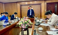 Anh Bùi Quang Huy, Ủy viên dự khuyết T.Ư Đảng, Bí thư thường trực T.Ư Đoàn chủ trì buổi giao ban trực tuyến.