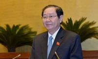 Bộ trưởng Nội vụ Lê Vĩnh Tân. Ảnh Như Ý