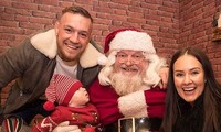 McGregor vui giáng sinh sớm cùng gia đình