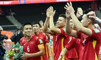 ĐT futsal Việt Nam lần thứ hai liên tiếp vào vòng 1/8 VCK futsal World Cup. 