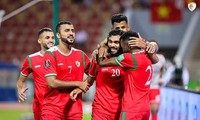 ĐT Oman ăn mừng chiến thắng 