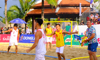 Đội tuyển bóng ném bãi biển Việt Nam giành HCV sớm trước 1 vòng đấu 