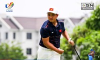 Trực tiếp Golf SEA Games 31: Golfer Anh Minh đánh điểm âm vòng 1