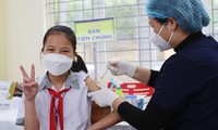 Cơ quan chức năng tỉnh Bắc Giang tiêm vắc xin phòng COVID - 19 cho trẻ em