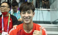 Vận động viên Phạm Hồng Nam được người hâm mộ xem là "Hoàng tử" cầu lông Việt Nam
