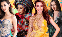 Hoa hậu Thùy Tiên trong trang phục của các NTK Thái Lan: Xinh đẹp, quyến rũ và thanh lịch