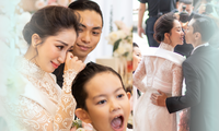 Đám cưới Khánh Thi - Phan Hiển: Cô dâu bật khóc vì xúc động trong lễ thành hôn