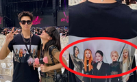 Vợ chồng Diệu Nhi đi xem concert BLACKPINK, netizen thích thú với chiếc áo &quot;độc lạ&quot; của Anh Tú