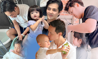 Hội ông bố ghiền con: Trường Giang, Ông Cao Thắng trổ tài &quot;làm đẹp&quot; cho con gái rượu