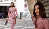 Hoa hậu Khánh Vân diện set đồ hồng, tiếc nuối vì BTC bỏ bớt phần thi được kỳ vọng nhất 