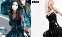 Rosé BLACKPINK và Yuna ITZY đụng độ bộ váy kén dáng, stylist nhà YG ghi điểm tuyệt đối