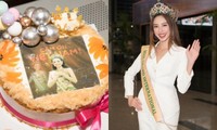 Hoa hậu Thùy Tiên được ba ruột mang món ăn cô yêu thích nhất ra tận sân bay chờ đón