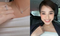 Hoa hậu Đỗ Thị Hà khoe nhẫn và vòng cổ lấp lánh, netizen nghi là quà Valentine?