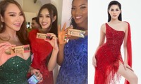Hoa hậu Đỗ Thị Hà mặc đồ nổi bật, khoe chân dài miên man tại tiệc Gala của Miss World