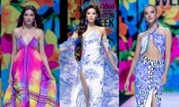 Hoa hậu Khánh Vân và Á hậu Kim Duyên khoe trình catwalk đỉnh cao trong show của Adrian Anh Tuấn