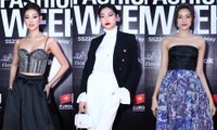 Đội mưa đến sự kiện, Hoa hậu Đỗ Thị Hà, Lương Thùy Linh, Khánh Vân hút trọn spotlight thảm đỏ