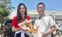 Hoa hậu Thùy Tiên đi nghiệm thu giếng nước với Quang Linh Vlogs, netizen tích cực &quot;đẩy thuyền&quot;