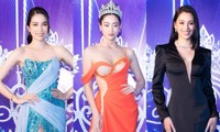 Hoa hậu Tiểu Vy gây bất ngờ với váy đen trên thảm đỏ công bố vòng Chung kết Miss World Vietnam 2022