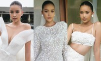 Hoa hậu Ngọc Châu đầy cuốn hút khi hóa cô dâu xinh đẹp trong loạt ảnh váy cưới