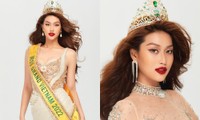Hoa hậu Thiên Ân khoe vóc dáng &quot;đồng hồ cát&quot; trước ngày dự thi Miss Grand International 2022