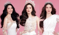 Nhan sắc ngọt ngào của Hoa hậu Đỗ Thị Hà, Á hậu Phương Anh, Ngọc Thảo sau 2 năm đăng quang