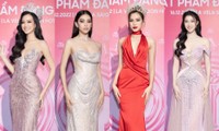 Lễ công bố vương miện Hoa hậu Việt Nam 2022: Hoa hậu Đỗ Thị Hà nổi bật nhất trên thảm đỏ