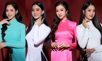 Thí sinh Top 35 Hoa hậu Việt Nam 2022 khu vực phía Bắc khoe nhan sắc ngọt ngào trong tà áo dài
