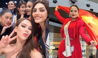 Hoa hậu Ngọc Châu chính thức tới Miss Universe lần thứ 71, tiết lộ mới về váy dạ hội
