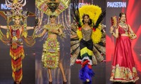 Ngắm trang phục dân tộc ấn tượng của dàn thí sinh trong đêm Bán kết Miss Charm 2023