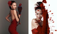 Ninh Dương Lan Ngọc khoe bờ vai thon trong loạt thiết kế mang sắc đỏ ấn tượng