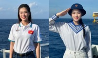Hoa hậu Đỗ Thị Hà, Thiên Ân chia sẻ về hành trình đến quần đảo Trường Sa