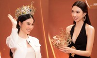 Mẫu vương miện Miss Grand Vietnam khiến Hoa hậu Thùy Tiên bất đồng với dàn giám khảo