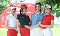 Hoa hậu Đỗ Thị Hà và Top 3 Hoa hậu Việt Nam 2022 khoe dáng tại Giải Vô địch Golf Quốc gia 2023