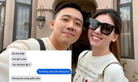 Hari Won đăng tin nhắn &quot;tình bể bình&quot; với ông xã, dân tình té ngửa với cách xưng hô của cặp đôi