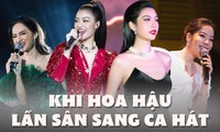 Khi nàng hậu &quot;cầm mic&quot;: Thúy Vân ra MV &quot;khịa&quot; cuộc thi hoa hậu, Nam Em hát live cực ngọt